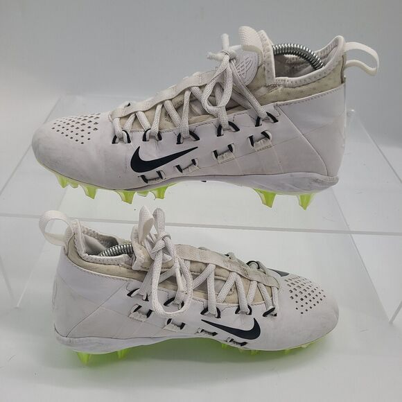 Nike Alpha Huarache 6 Elite LAX 880409 107 Lacrosse Cleats White Shoes Men 8.5 main image 5